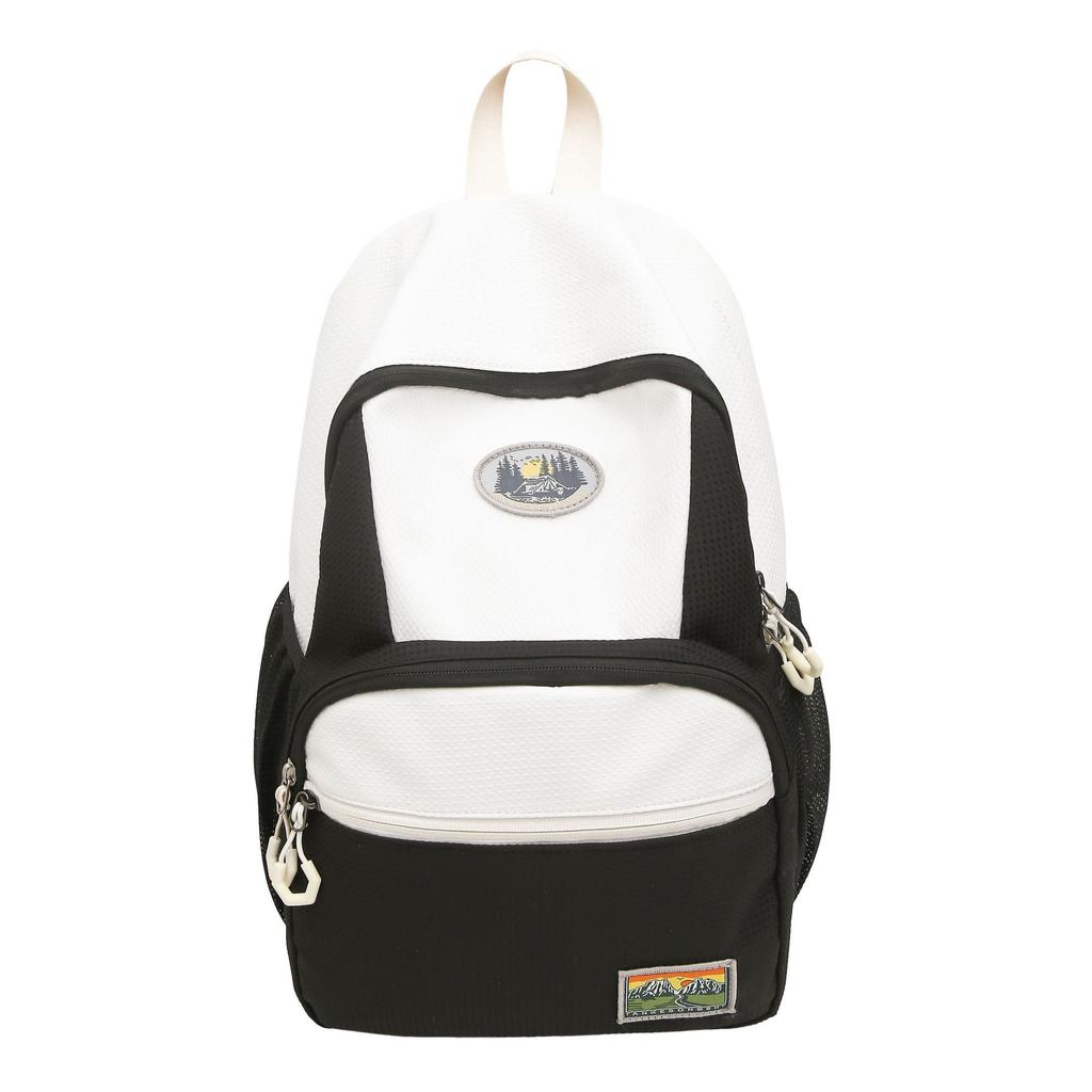 Schultasche für Mittelschüler, Schultasche mit großem Fassungsvermögen, modische Kontrastfarben, Nischen-Design, Rucksack