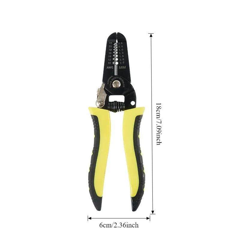 Multi-function Electrician Manual Wire Stripper and Crimping Pliers Cable Stripping Pliers Wire Cutting Pliers Labor-Saving Tool