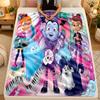 Flannel BlanketVampirina Warm Soft Throw Blanket for Indoor Sofa Bed Living Room Use