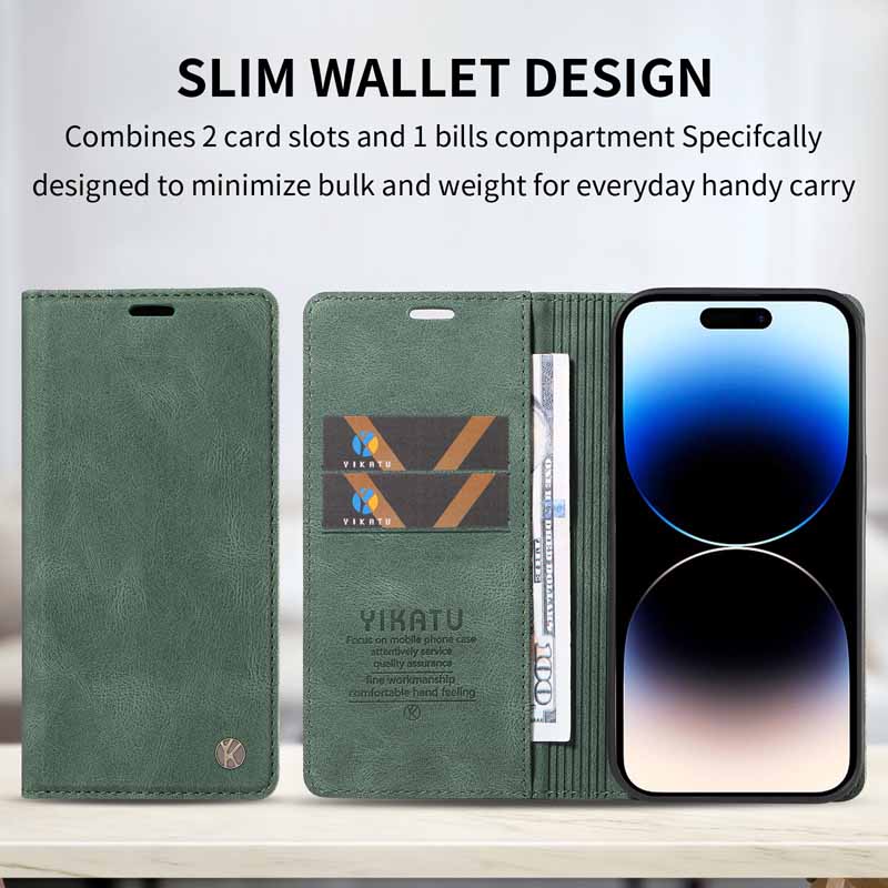 Magnetic Flip Leather Case For iPhone 17 Pro Max 16 Plus 15 14 13 Mini 12 11 16E Air Phone Cover Wallet Card Slot Holder Coque