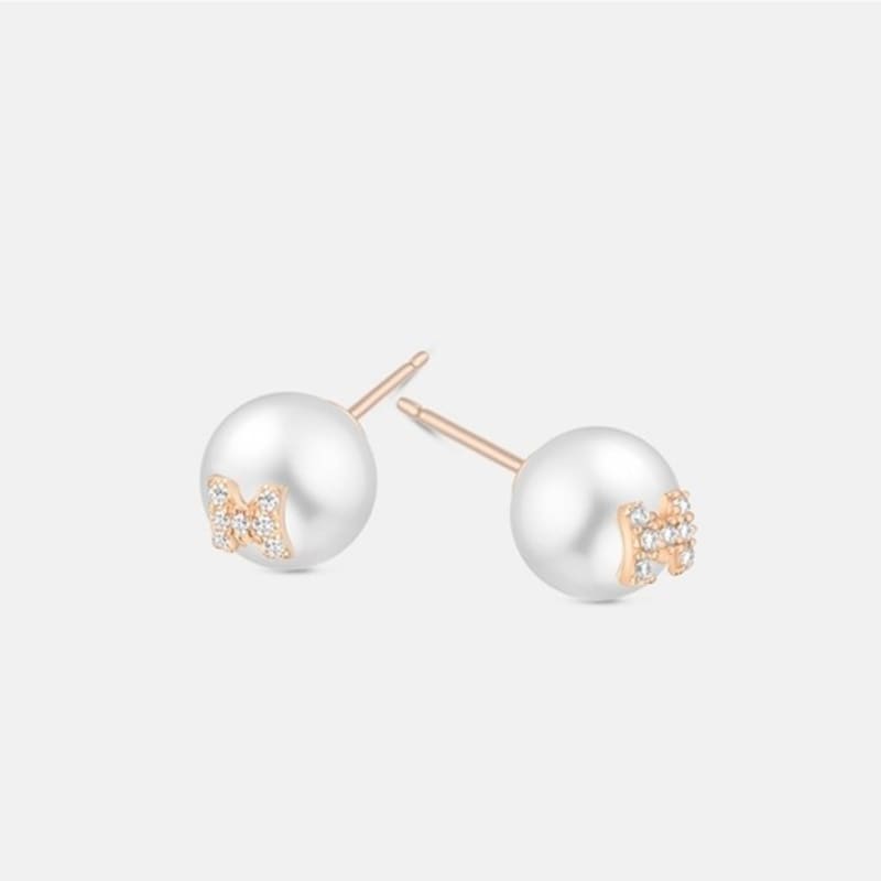 METROCITY JEWELRY René Perla Sterling Silver Rose Earrings A243SE9004RPA