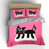 Black Cat Design Home Decor Set Multiple Sizes Kid'S And Adults' Bedroom Exquisite 3Pc Bedding Set, Gift