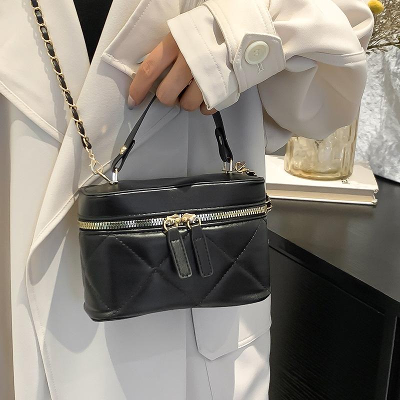 High-end Small Bag Diamond Mobile Phone Bag Women Fashion Lipstick Handbag Women Ins One-shoulder Crossbody Bag