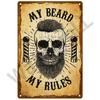 Barber Shop Tin Sign Poster Vintage Wall Posters Metal Sign Decorative Wall Plate Kitchen Plaque Metal Vintage Decor Accessories