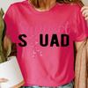 Support Squad Pink Ribbon Fight Breast Cancer Awareness Womens T-Shirt #BC