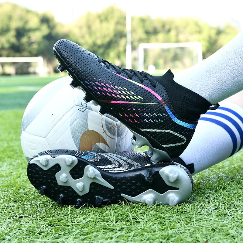 Football Shoes 35-45 Unisex Football Boots High-size High Size Football Shoes Long Nail Competition Training Shoes For Kids