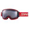 Swans RIDGELINE Snow Goggles, Made In Japan, Anti-Fog, Glasses Compatible, Photochromic, Ultra Mirror, RL-MDH-CU-LG GLR, Spherical Ski/Snowboard