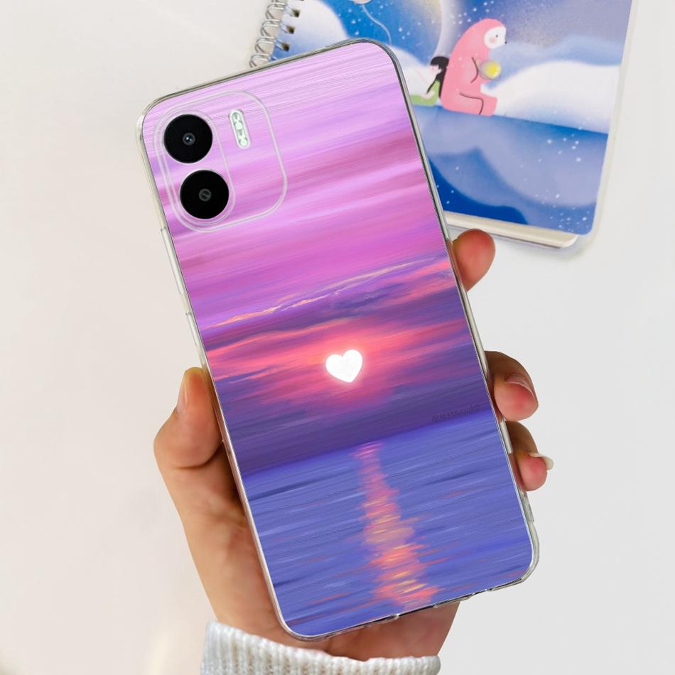 Pour Xiaomi Redmi A1 A1+ 2022 Étui de téléphone peint mignon Pour Redmi A1 Plus RedmiA1 A 1 A1+ Étuis souples en silicone TPU