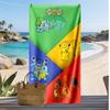 Pokémon Printed Beach Towel, Large Absorbent Quick Dry Towel for Summer Outdoor Swimming