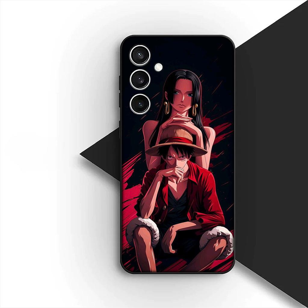 for Samsung Galaxy S20 S22 S21 FE Ultra Plus A07 A17 A15 A16 A25 A57 A37 Phone Case Roronoa Zoro Boa Hancock One Luffy Pieces