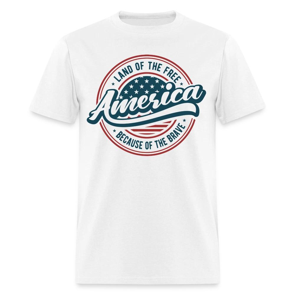 American Land of the Free T-Shirt (Because Of The Brave)