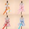 Pet Dog Dog Clothes Spring and Summer Thin with Leash Skirt Small Dog Cat Teddy Than Bear Pomeranian