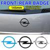 145mm 3D ABS Black/Silver Car Front Grille Hood Bonnet Emblem Rear Trunk Badge Logo Sticker For Astra Insignia Corsa Zafira