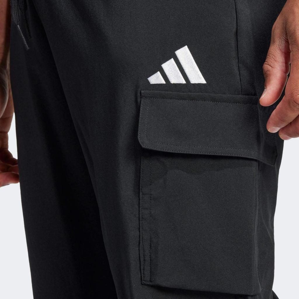 adidas Warm Comfortable Skin-Friendly Casual Work Pants Men Bottoms Black JF3538