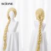 Tangled Princess 120 cm 47 Zoll gerade blonde superlange Cosplay-Perücke Rapunzel Kunsthaar Anime-Perücke + Perückenkappe