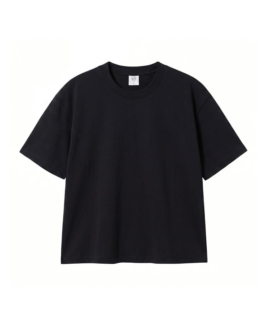 Noming Loose Fit Crop Easy Short Sleeve - Black