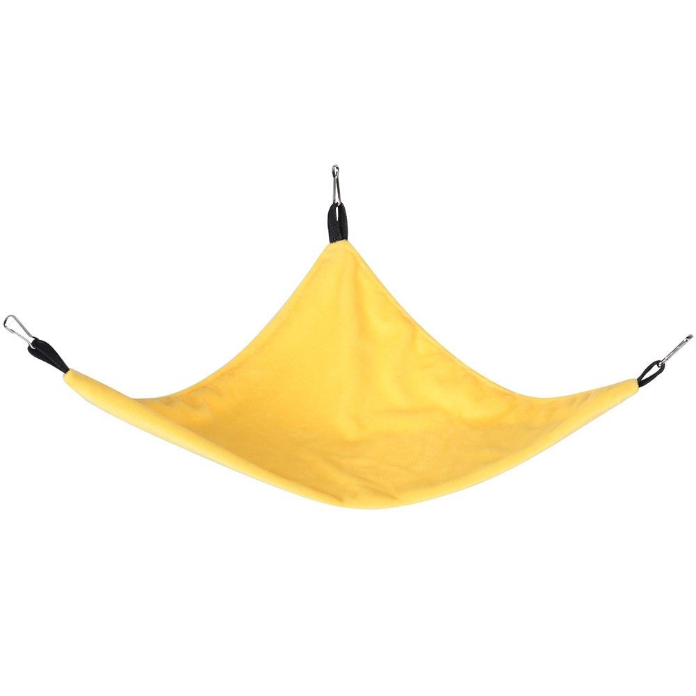 Small Pet Hammock Hanging Bed for Hamster Sugar Glider Guinea (gray)