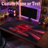 F1 Benutzerdefinierter Name Text Mauspadd, Große Schreibtisch-Mausmatte Personalisiertes Home-Office-Geschenk