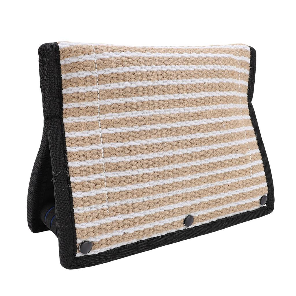 Dog Bite Wedge Jute Multifunctional Comfortable Handle Dog Training Safe Biting Pillow Tug Toy for