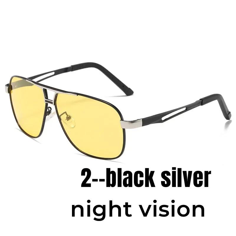 New 2024 UV400 Polarized Sunglasses Men Women Outdoor Discoloration Eyewear Men Trendy Photochromic Day&Night Vision Sun Glasses