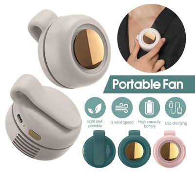 Portable Mini Collar Clip Fan Rechargeable 360° Adjustable Camping Fan Quiet Wireless Electric Fan High Quality Small Fans