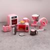 1Impostare1:12 Macchina da Caffè Miniatura per Casa delle Bambole Frusta Elettrica Elettrodomestici Decorazione Giocattolo Accessori Casa delle Bambole
