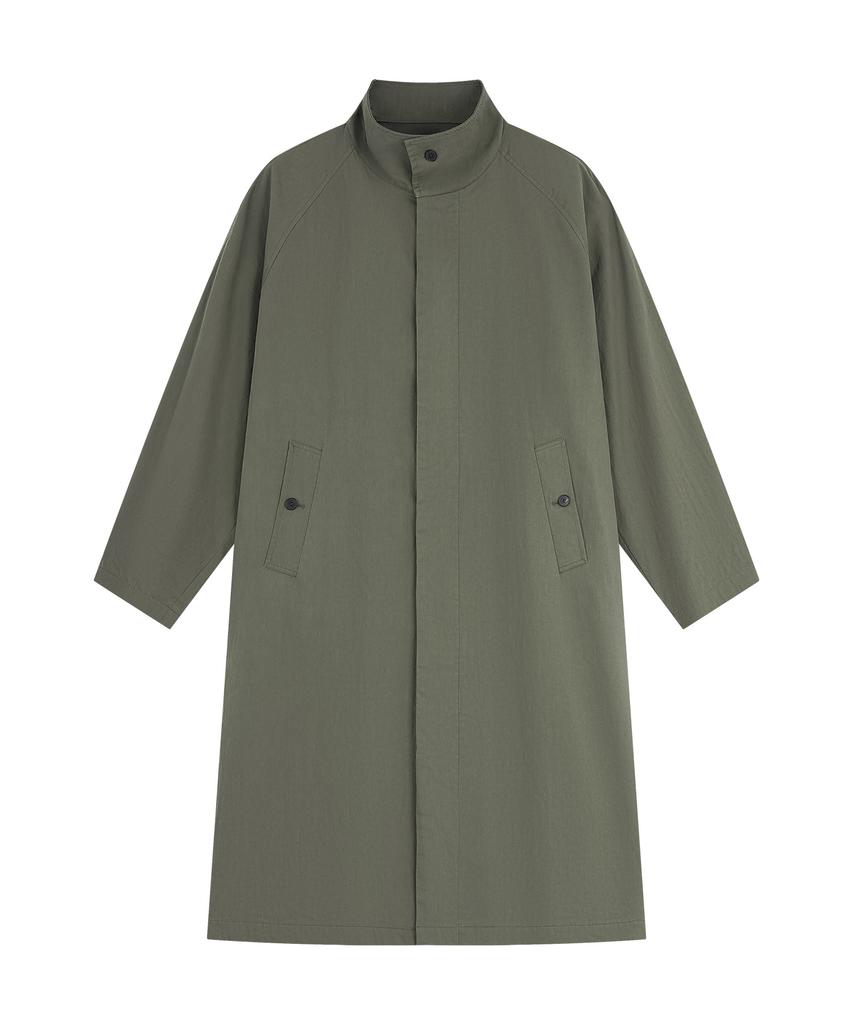 SIYAZU Siot4205 Field Trench Long Coat_Khaki Gray