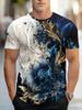 Heren T-shirt Zomer Tops Kleurrijke Grafische T-shirts Korte Mouw Tee Ronde Hals Streetwear Kleding Harajuku 3D Geprint Herenkleding