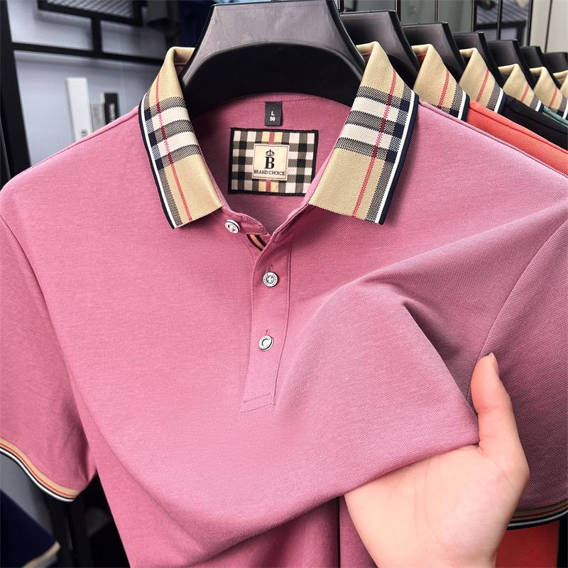 Men's Summer Short-Sleeve Polo Shirt - Mature, Versatile Business Casual Wear