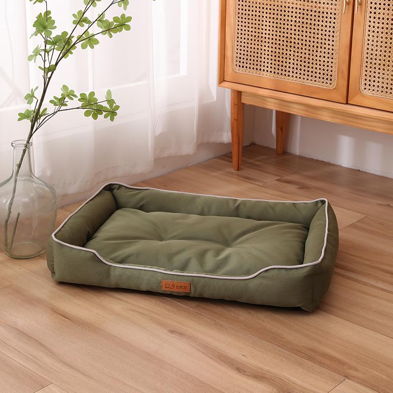 Waterproof Cat Dog Bed 600D Oxford Cloth Pet Dogs Beds Soft Thickened PP Cotton Filling Bite-resistant Pets Mat Dog Accessories