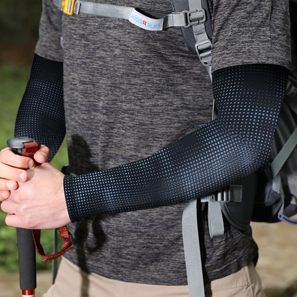 1Pc Cooling Uv Protection Sun Arm Sleeves Long Arm Cover Warmers For Men Women,Outdoor Sports Running Cycling Basketball Fishing