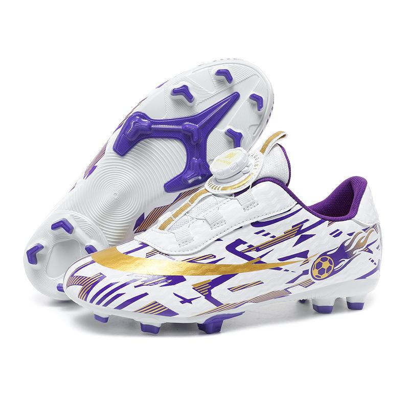 Button straps Children's football shoes Training shoes Broken nails Boys' and girls' shoes Student competition shoes