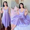 Summer Silky Sleepwear Dress Women Pajamas Dress Sexy Nightwear Night Dress for Women Sleeping Dress Nighties