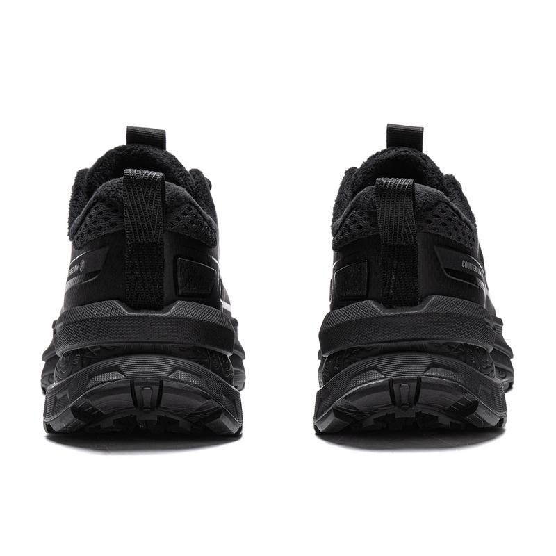Li Ning Outdoor CF Tracing, Xingchuan SE Cushioning Support Thermal Low Top Hiking Shoes Unisex Black AHTV059-13