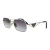Logo Rectangular Sunglasses Women Sunglasses Silver SPRA51-1BC90A58