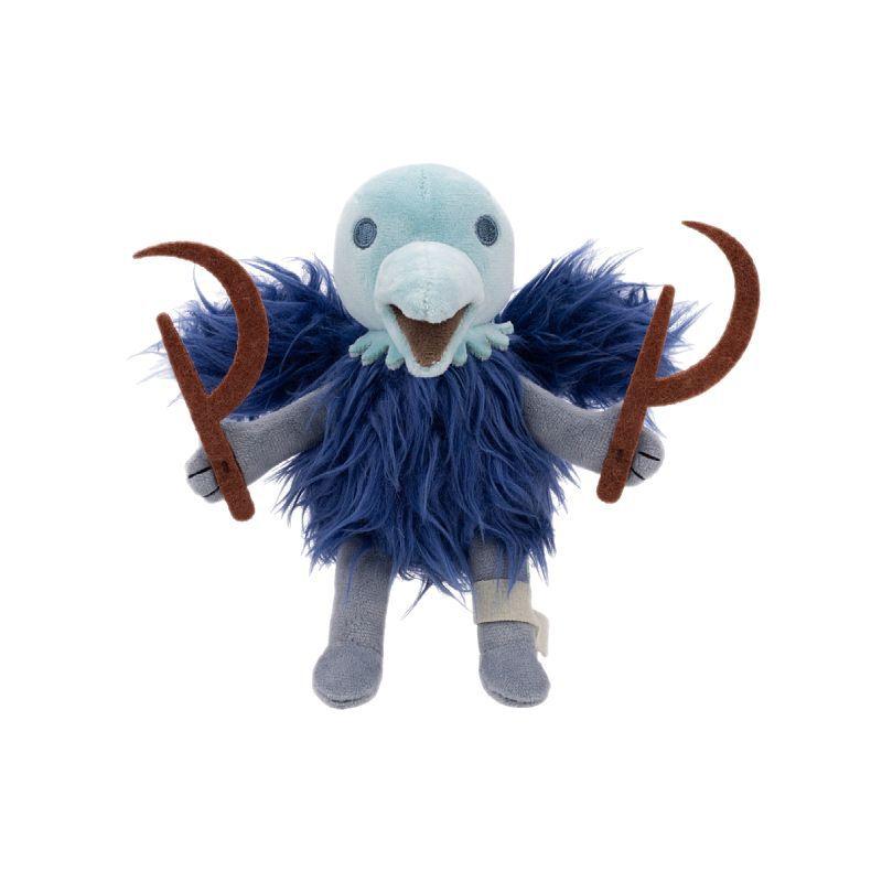 New Slay The Spire Silent Plush Toy 20cm Blue Bird Plush Doll with Sickle Weapon, Cute Game Character Stuffed Animal Collectible for Fans Kids Gift
