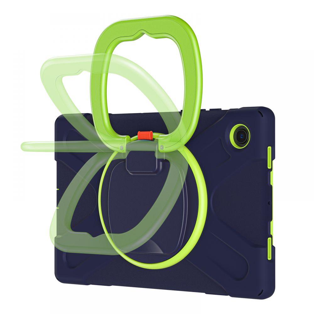 Case for Samsung Galaxy Tab A8 10.5 SM-X200 SM-X205, Armored, Blue Green