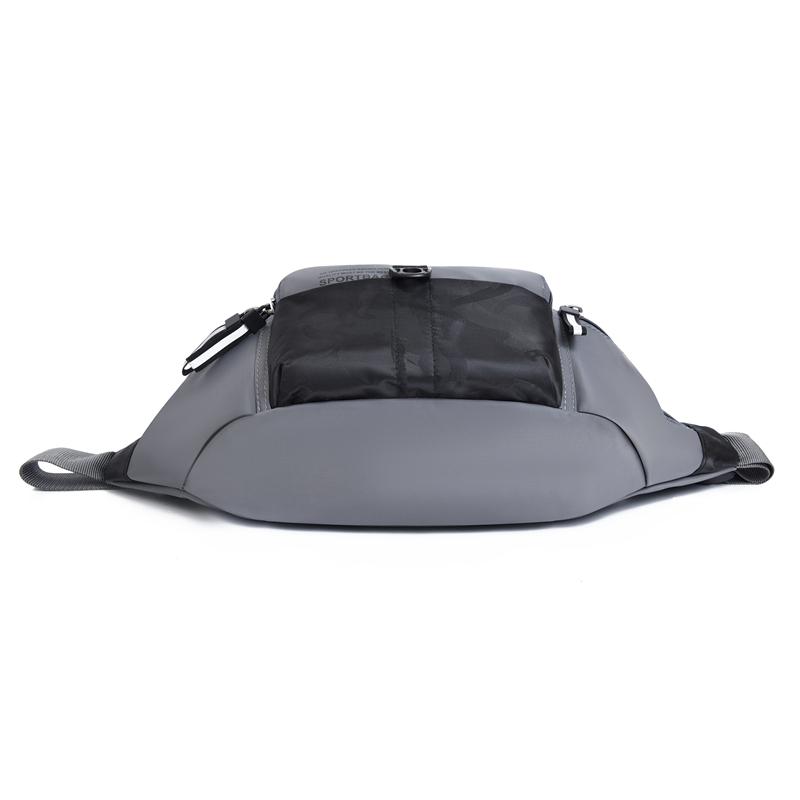 Men's Waterproof Nylon Waist Chest Bag – Large Capacity Anti-Theft Crossbody Pack for Phone Wallet & Cycling