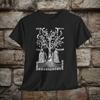 Ramon Lull Arbor Scientae Vintage 13th Century Engraving Unisex Tee Graphic Retro Streetwear Neck Shortsleeved Unisexs Tshirt