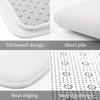 4-teiliges Badezimmer-Duschvorhang-Set Nautische ElementeMuster Badezimmervorhang mit 12 Haken Rutschfeste Teppiche Toilettendeckelmatte Badezimmerabtrennung