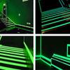 1 Rolle fluoreszierendes Aufkleberband Grünes leuchtendes Band Treppenhaus Feuermeldung Leuchtet im Dunkeln Kollisionsschutz Nachtlichtstreifen