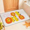 Entrance Door Mat Bathroom Carpet Anti Slip and Absorbent Floor Mat Household Foot Mat Door Anti Slip Mat