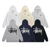Bluză cu glugă și fermoar unisex, pulover casual cu mânecă lungă, top din bumbac supradimensionat, stil streetwear