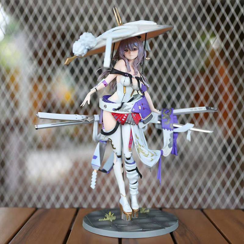 Anime GK Modell 25cm Nikki Roter Lotus Siegesgöttin Handgemachte Statue Peripherie Sammlerstück Ornament Spielzeug Geschenk Für Anime Fans