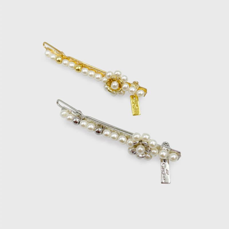 Jean Paul Clarisse Metal Ball Flower Hairpin LFSL0293