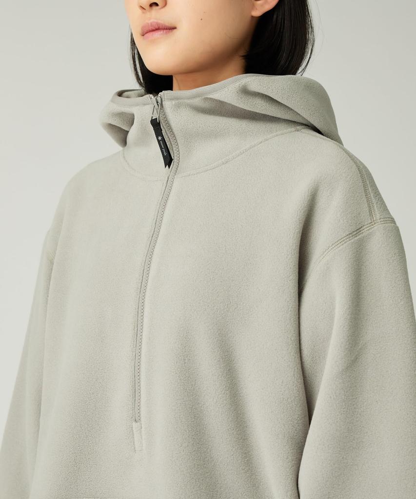 Snow Peak Fleece Hoodie Size Water-Repellent JK-25AU021 (Men's/Women's, Orange, M)