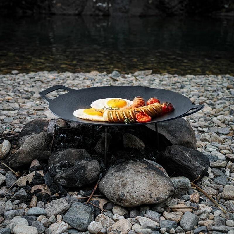 Suìyuán 30CM Maifan Stone Outdoor Korean BBQ Grill Pan