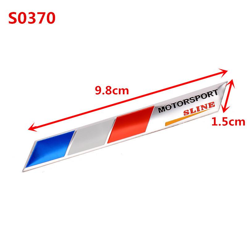 3D Aluminium Alloy Car Sticker France Map National Flag Emblem