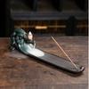 YXY Backflow Incense Burner Dragon Smoke Waterfall 2023 Chinese Ceramic Crafts Stick Incense Holder for Home Decor Ornaments