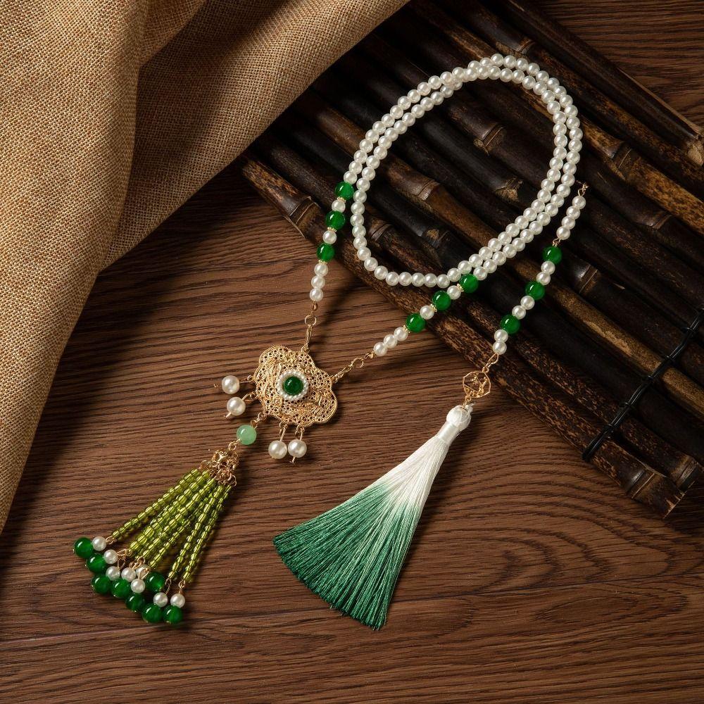 Elegant Hanfu Necklaces Exquisite Cheongsam Necklace Vintage Chinese Style Necklace  Jewelry